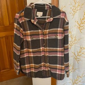 American Eagle plaid button up